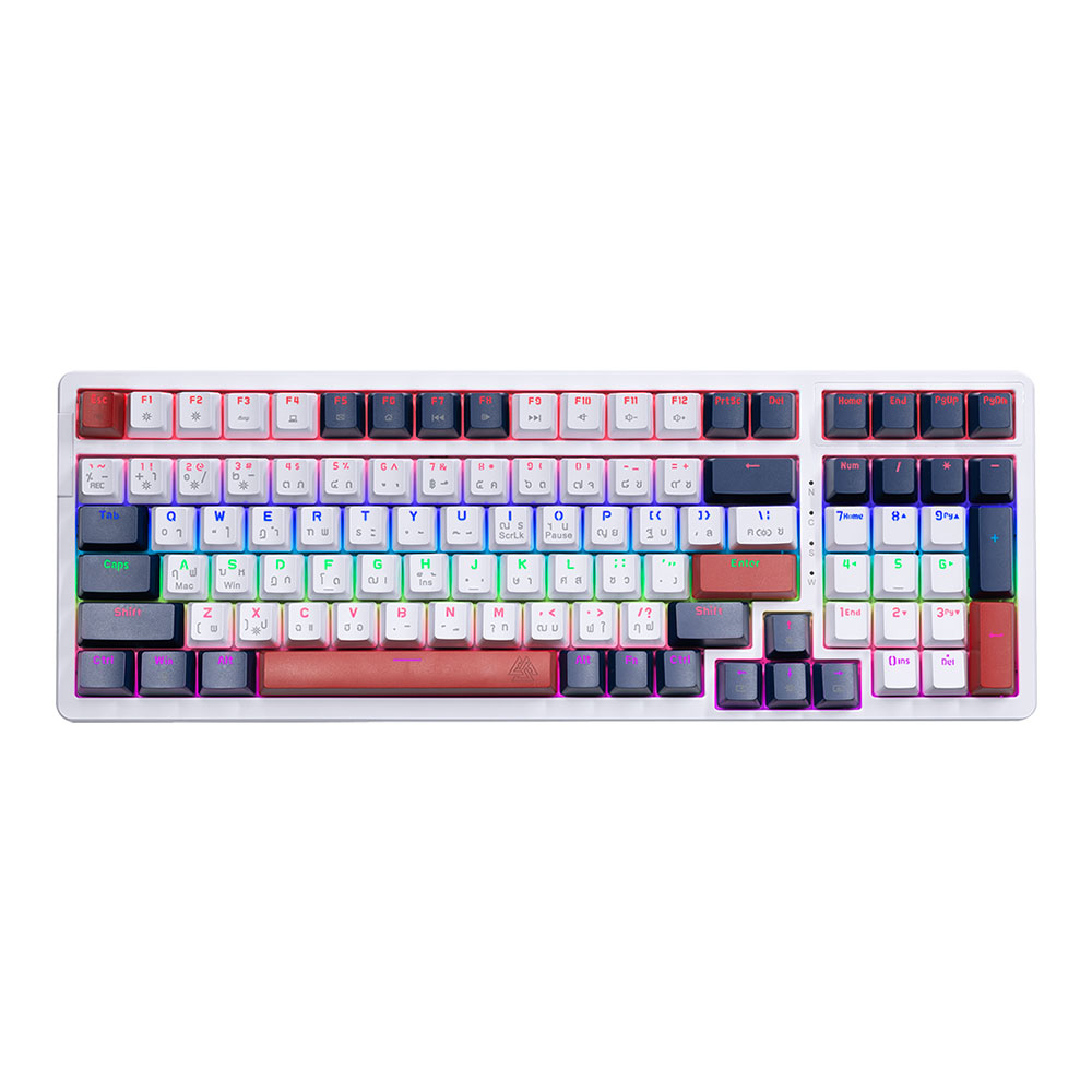 KEYBOARD (คีย์บอร์ด) EGA TYPE CMK1 (LAYOUT C) (BLUE SWITCH MINI RGB EN/TH)