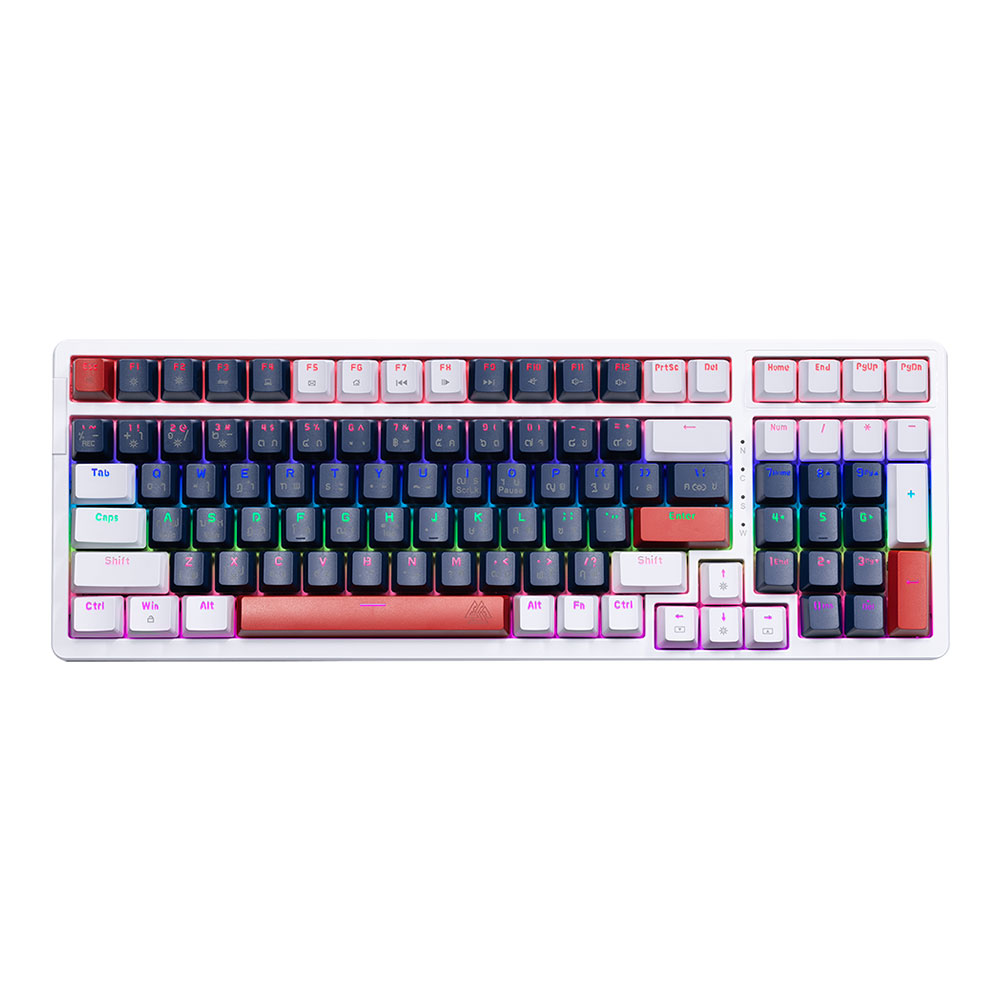KEYBOARD (คีย์บอร์ด) EGA TYPE CMK1 (LAYOUT D) (RED SWITCH MINI RGB EN/TH)