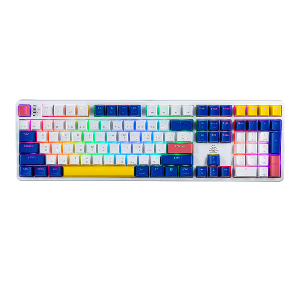 KEYBOARD (คีย์บอร์ด) EGA TYPE CMK3 (RED SWITCH) (WHITE)