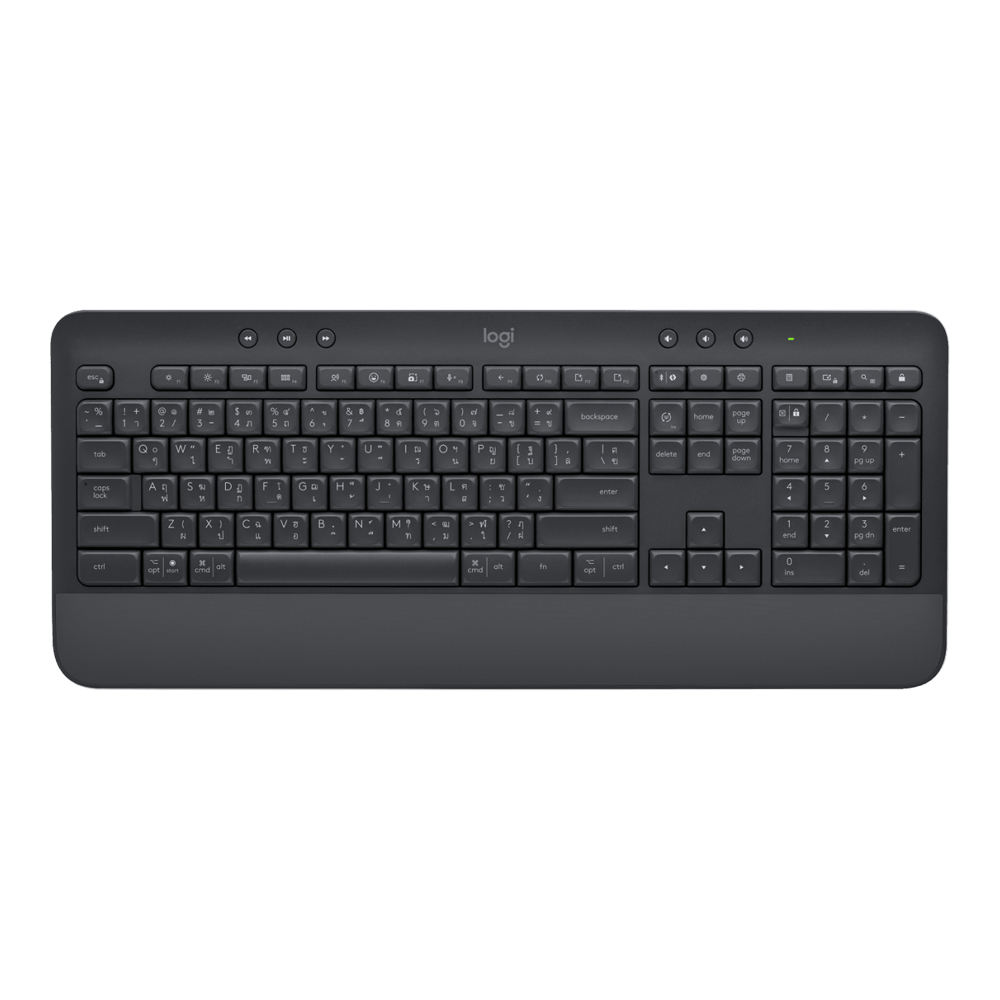 WIRELESS KEYBOARD (คีย์บอร์ดไร้สาย) LOGITECH SIGNATURE K650 - BLACK