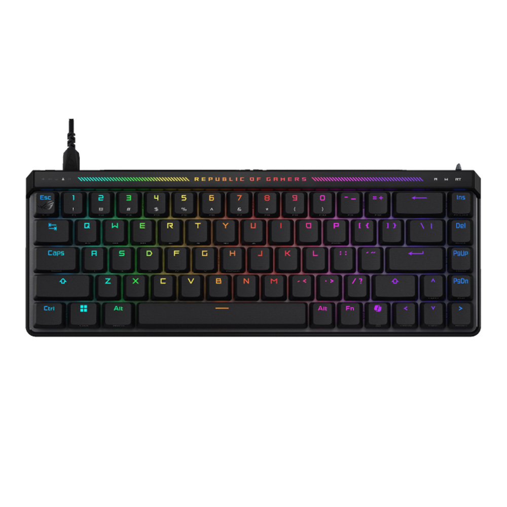 KEYBOARD (คีย์บอร์ด) ASUS ROG FALCHION ACE HFX ASUS ROG HFX MAGNETIC SWITCH AURA SYNC RGB EN - BLACK (M605)