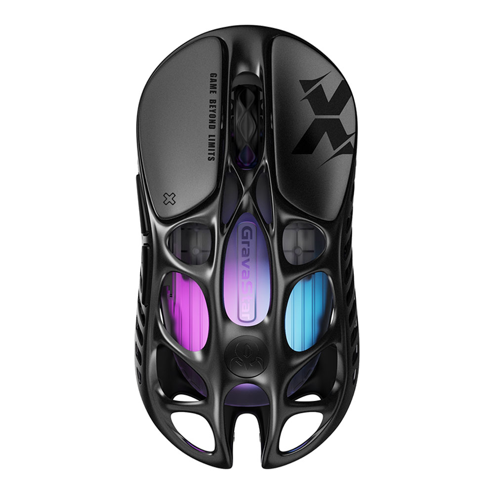 WIRELESS MOUSE (เมาส์ไร้สาย) GRAVASTAR MERCURY X - GALAXY BLACK