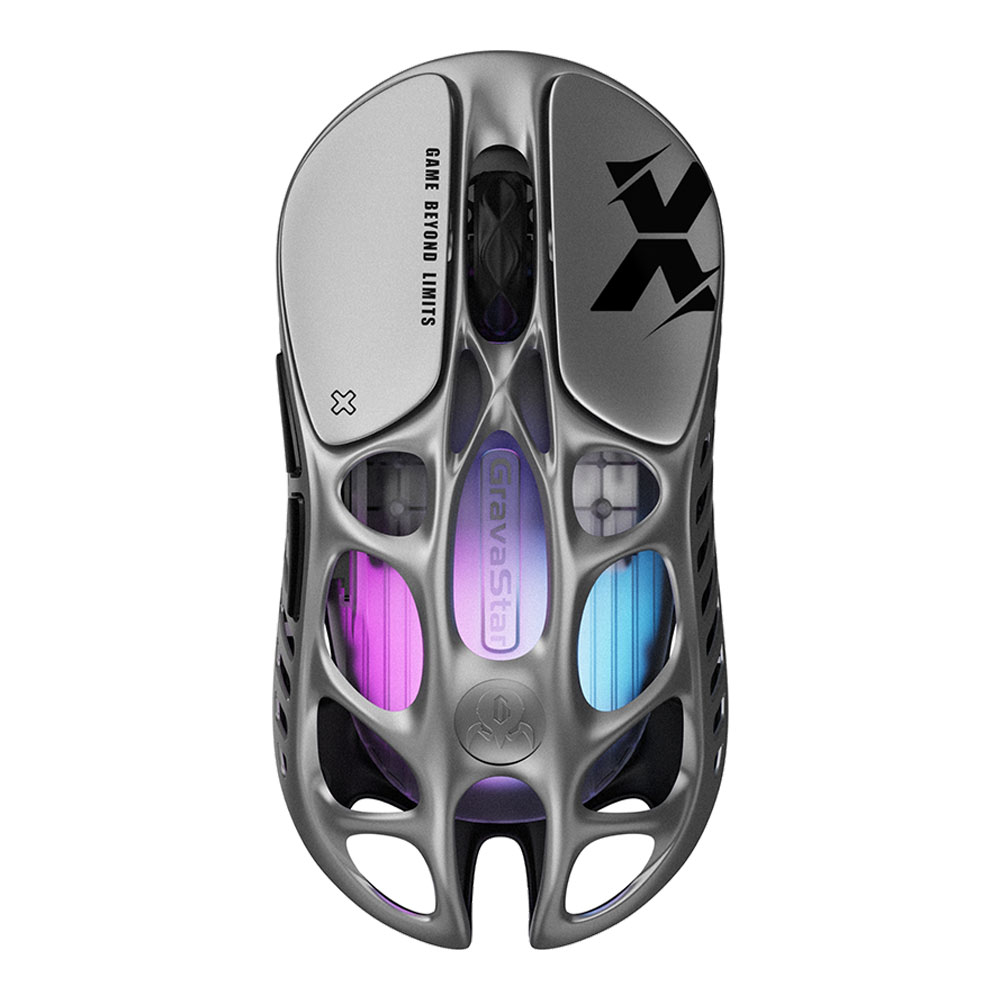 WIRELESS MOUSE (เมาส์ไร้สาย) GRAVASTAR MERCURY X - INTERSTELLAR SILVER