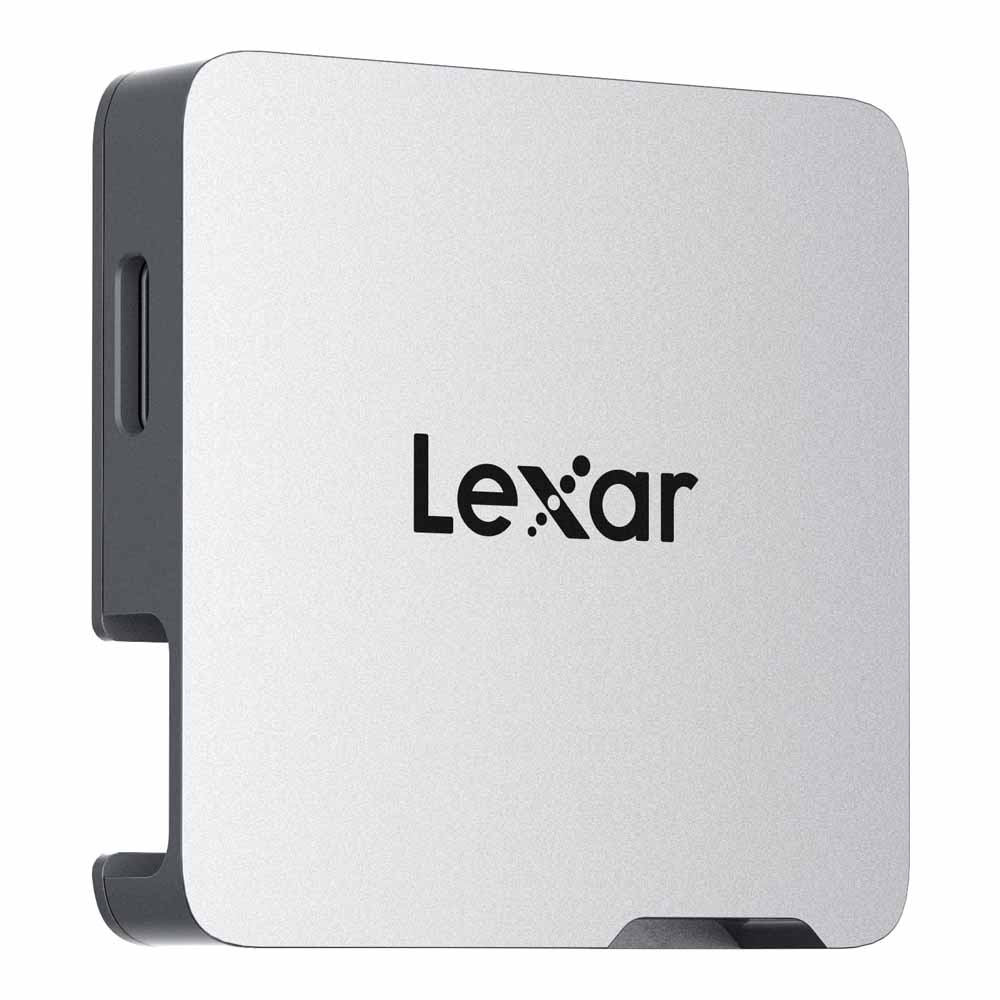 USB-C HUB (ยูเอสบีซีฮับ) LEXAR PROFESSIONAL GO PORTABLE HUB SL400 FOR GO PORTABLE SSD - SILVER (LXR-LPASL400-RNSNG)