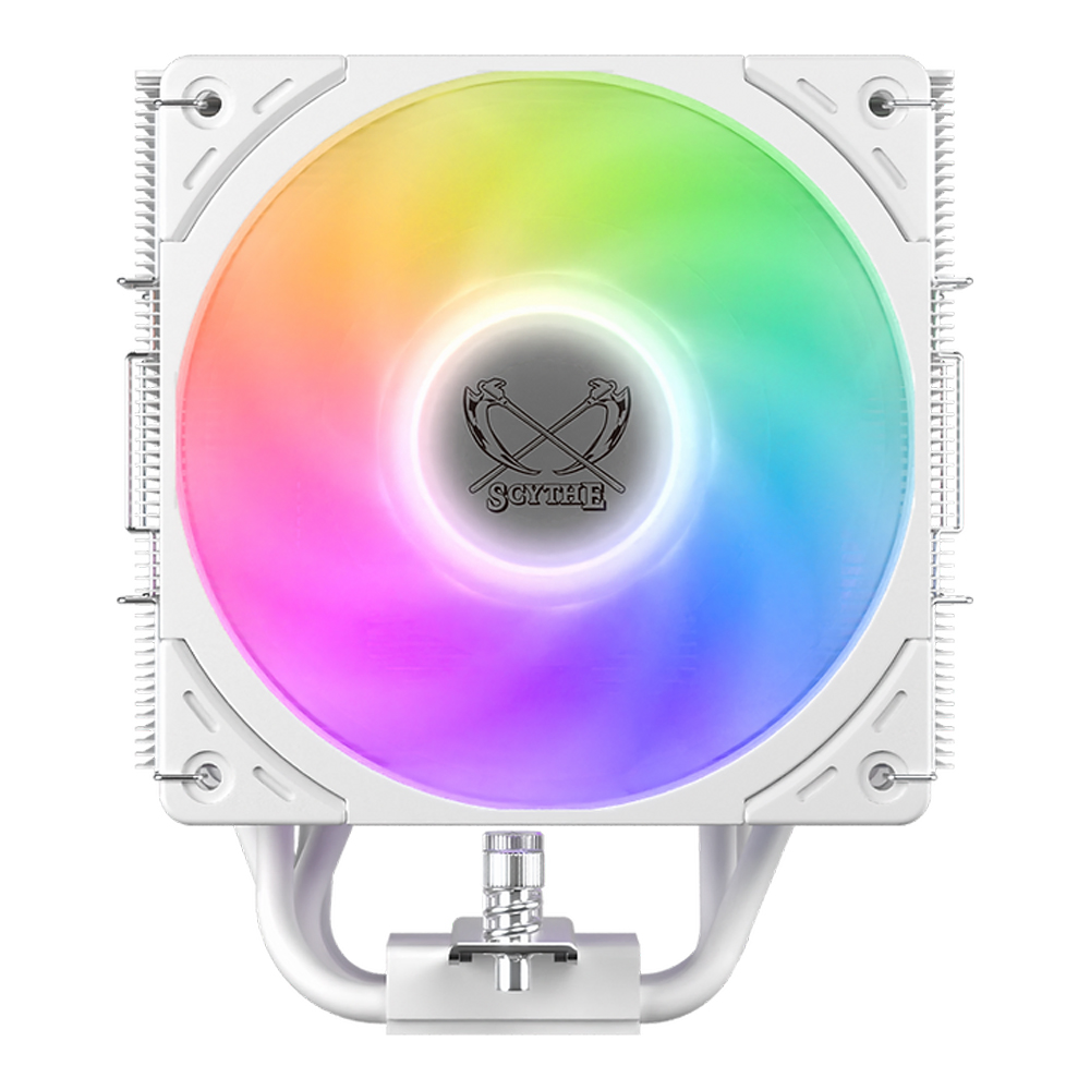 CPU AIR COOLER (พัดลมซีพียู) SCYTHE MUGEN 6 DUAL FAN ARGB EDITION (WHITE)