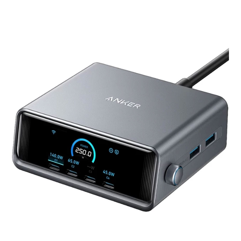 CHARGER (ที่ชาร์จ) ANKER PRIME (GaNPRIME 250W) (A2345E41) (BLACK)