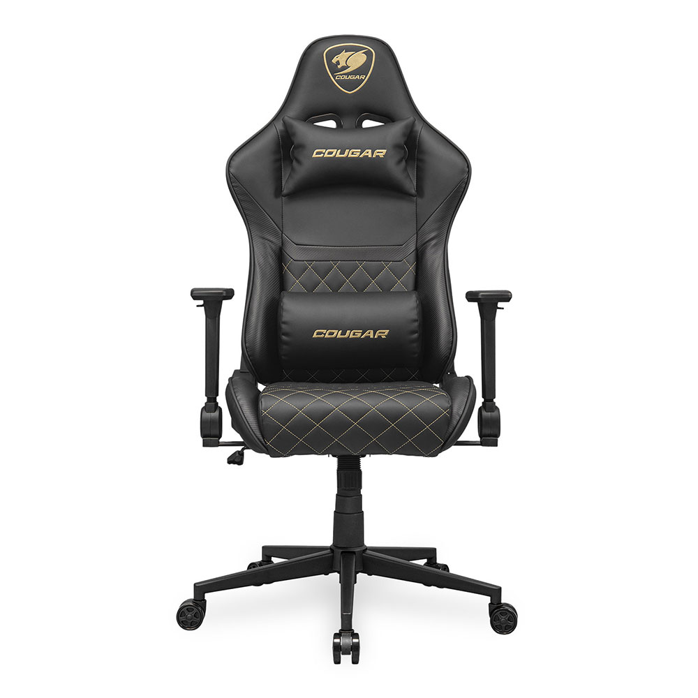 GAMING CHAIR (เก้าอี้เกมมิ่ง) COUGAR ARMOR ONE V2 (BLACK-GOLD) (CGR-ARMOR-ONE-V2-G) (สินค้าต้องประกอบก่อนใช้งาน)