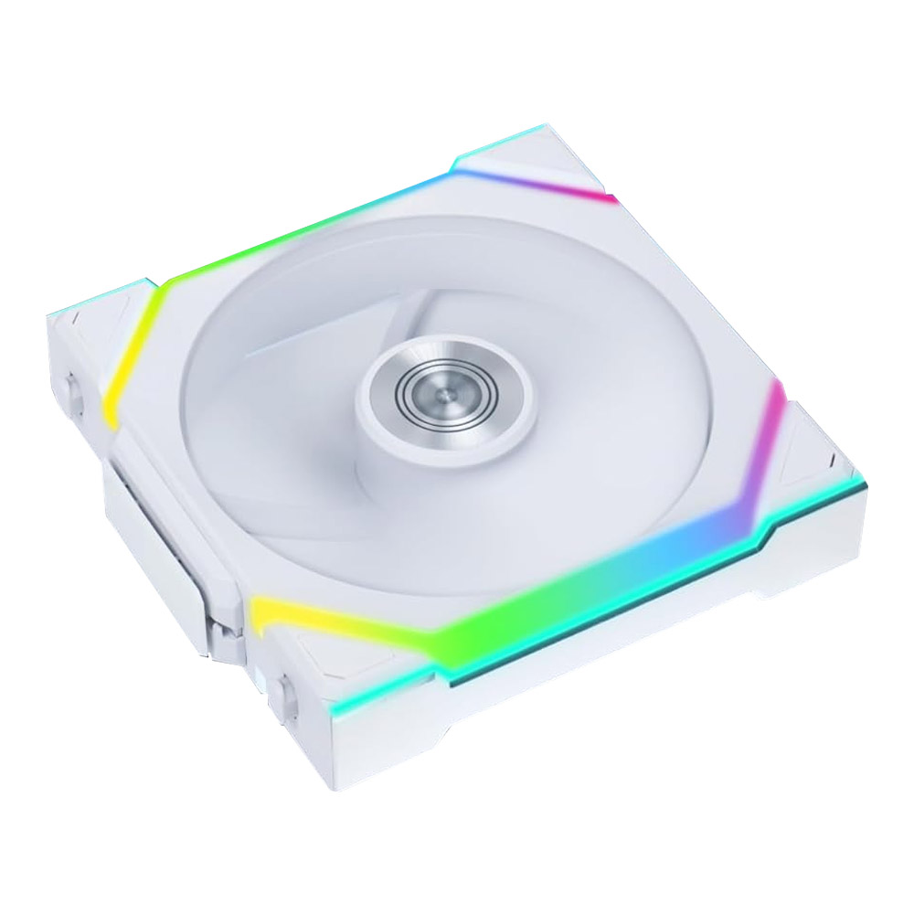 CASE FAN (พัดลมเคส) LIAN LI UNI FAN SL WIRELESS 120 REVERSE BLADE (WHITE) (SINGLE PACK)