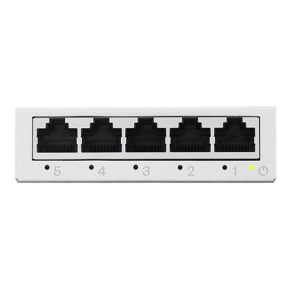 SWITCH (สวิตซ์) ZYXEL 5 PORTS GS-105B V5 GbE UNMANAGED SWITCH