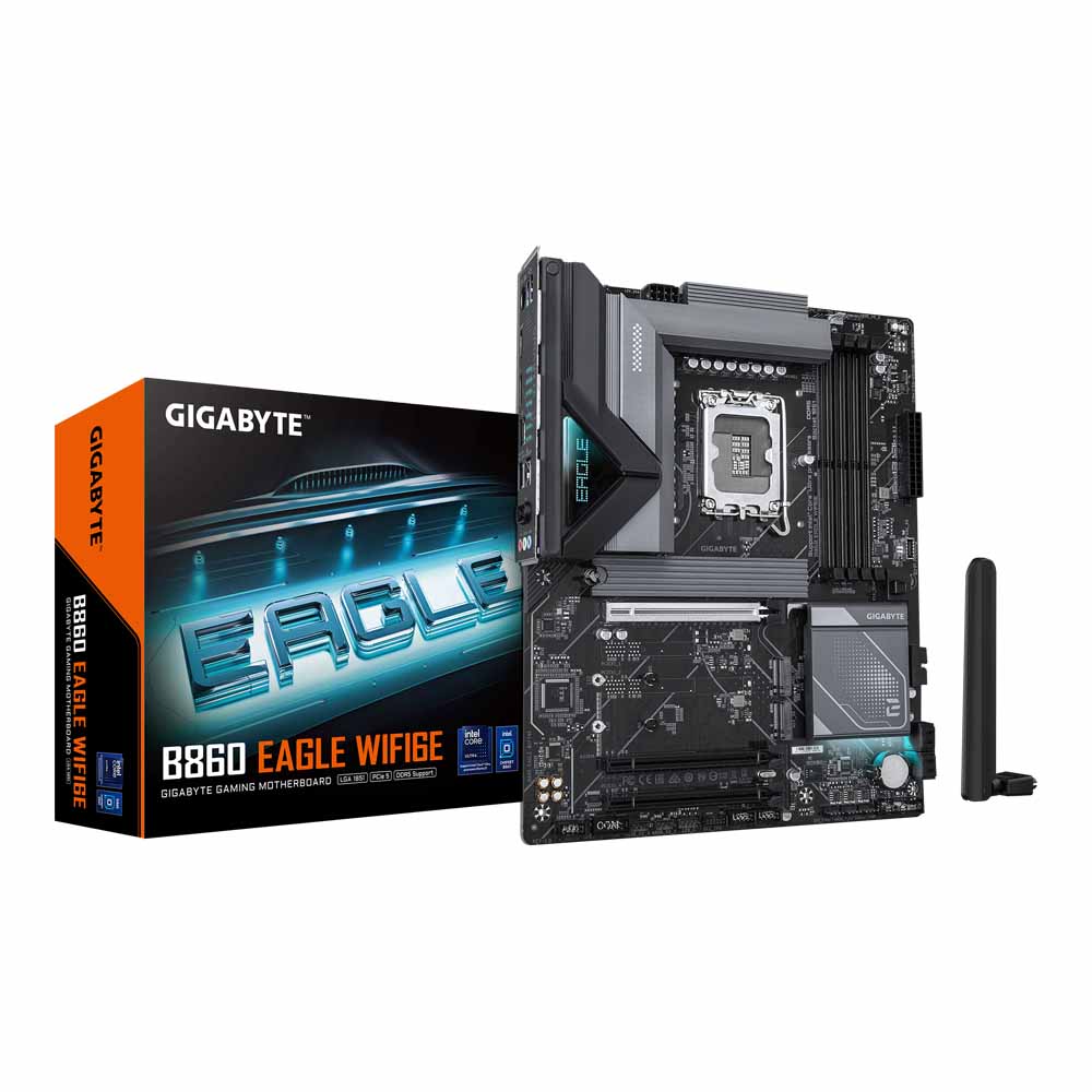 MAINBOARD (เมนบอร์ด) GIGABYTE B860 EAGLE WIFI6E (REV. 1.0) - INTEL SOCKET 1851 DDR5 ATX