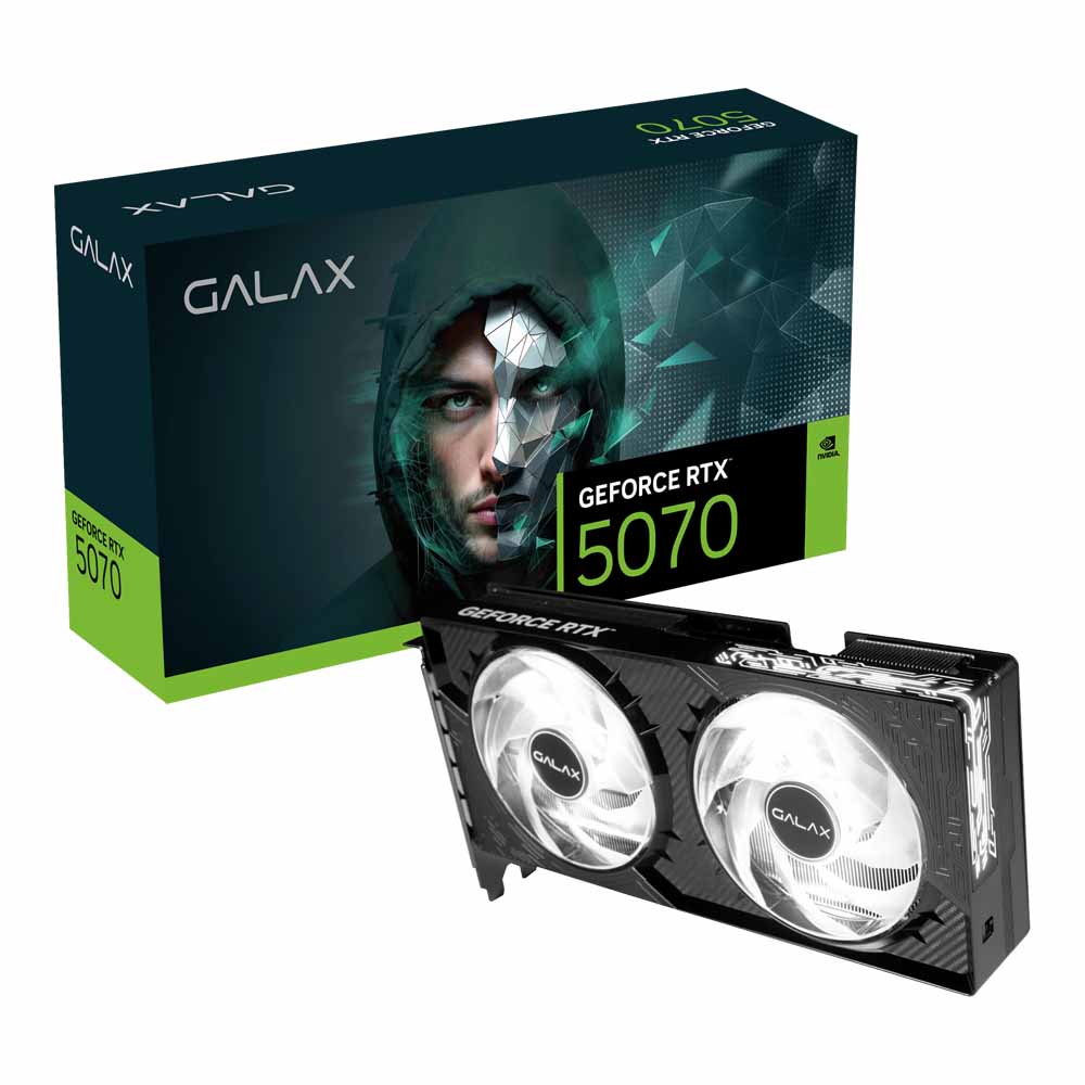 VGA (การ์ดแสดงผล) GALAX GEFORCE RTX 5070 1-CLICK OC - 12GB GDDR7