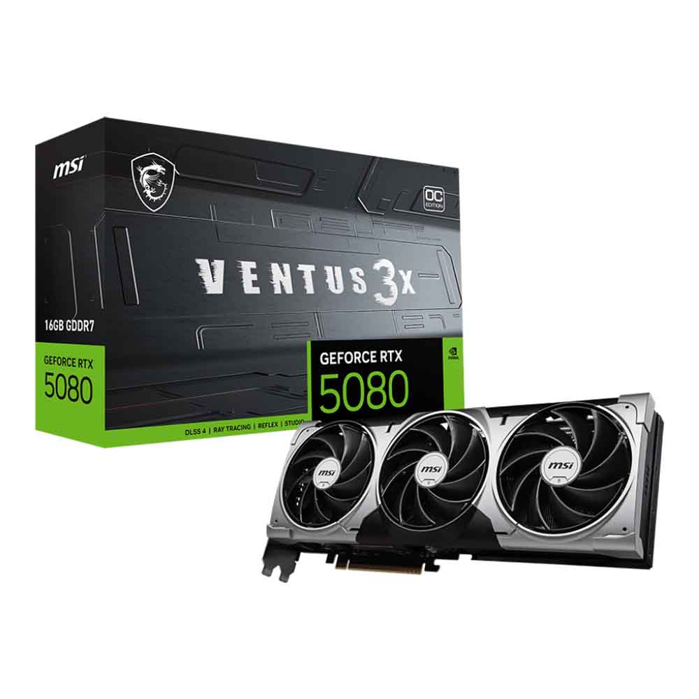 MSI GeForce RTX 5080 16G Ventus 3X OC - 16GB GDDR7