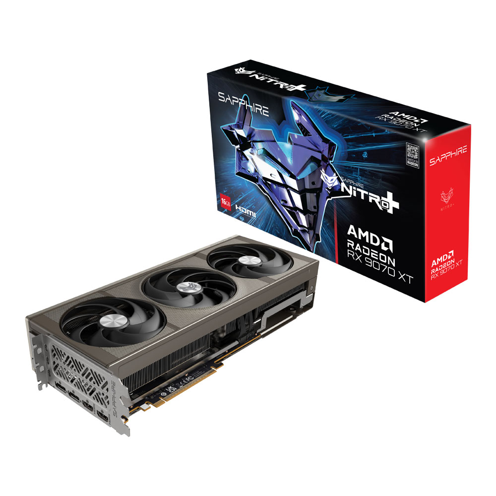 VGA (การ์ดแสดงผล) SAPPHIRE NITRO+ AMD RADEON RX 9070 XT GPU - 16GB GDDR6