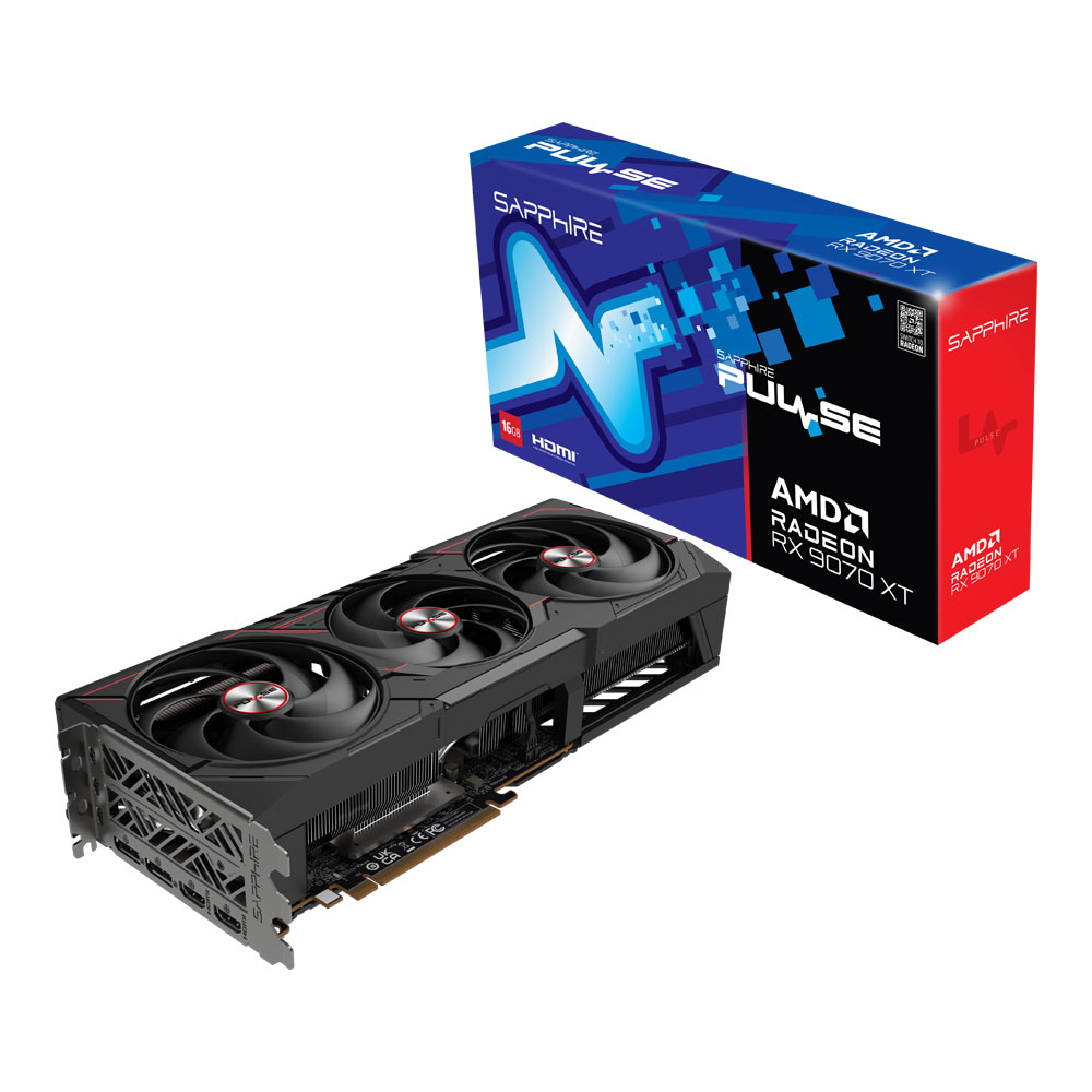 VGA (การ์ดแสดงผล) SAPPHIRE PULSE AMD RADEON RX 9070 XT GPU - 16GB GDDR6