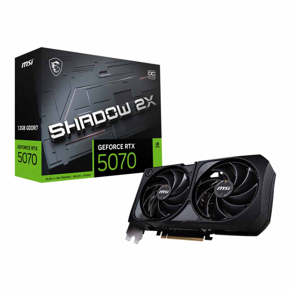 MSI GeForce RTX 5070 12G Shadow 2X OC - 12GB GDDR7