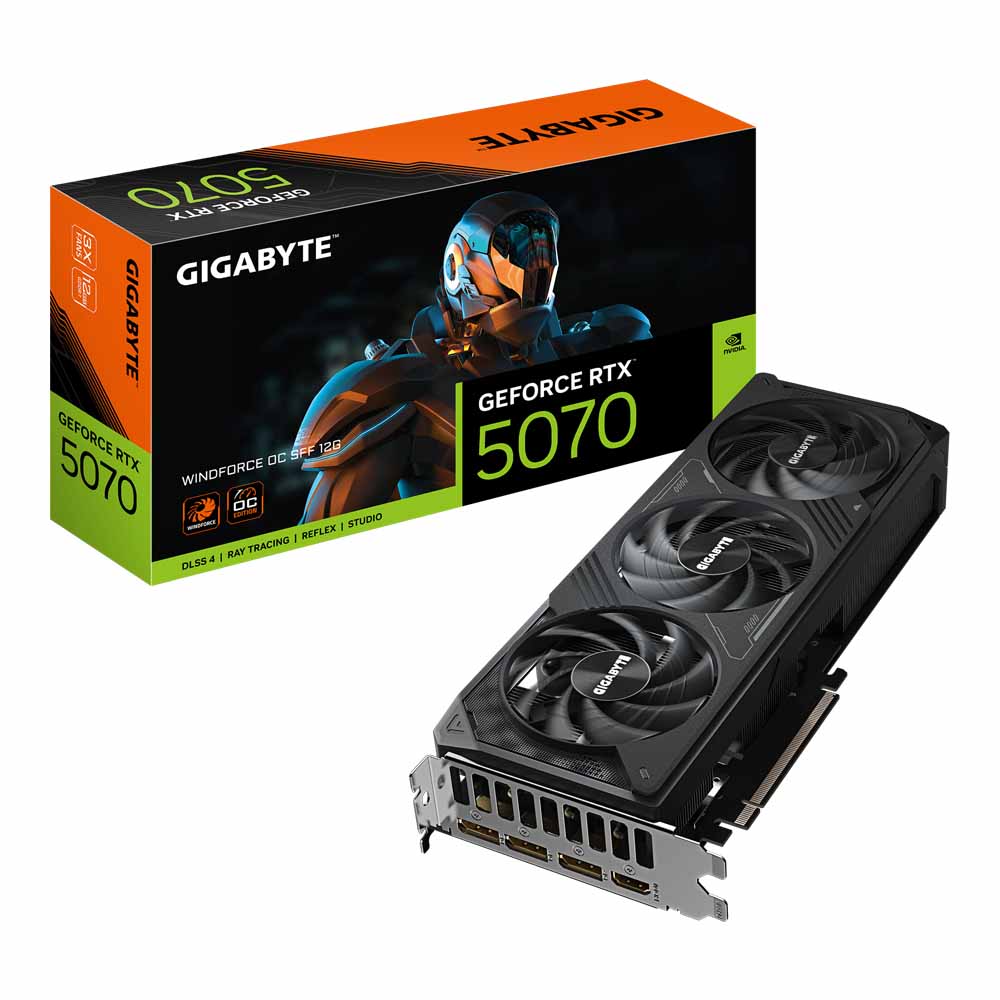 Gigabyte GeForce RTX 5070 Windforce OC SFF 12G - 12GB GDDR7