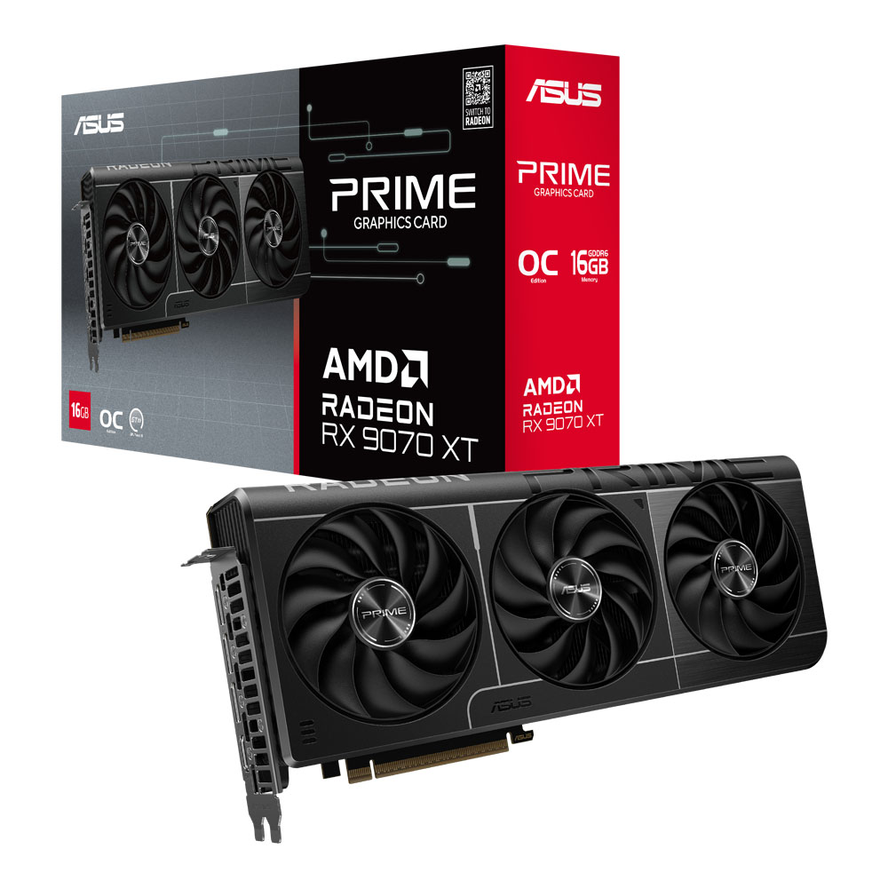 Asus Prime Radeon RX 9070 XT OC Edition 16GB GDDR6