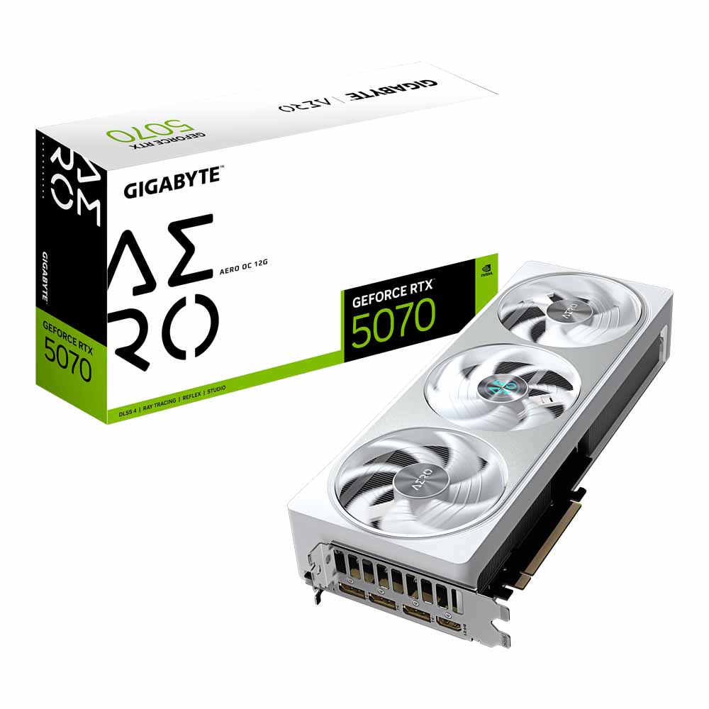 Gigabyte GeForce RTX 5070 Aero OC 12G - 12GB GDDR7