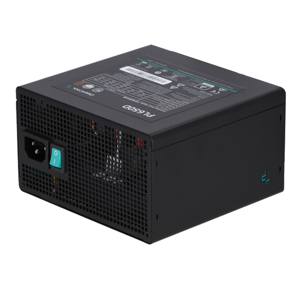 POWER SUPPLY (อุปกรณ์จ่ายไฟ) DEEPCOOL PL650D - 650W 80 PLUS BRONZE BLACK ATX