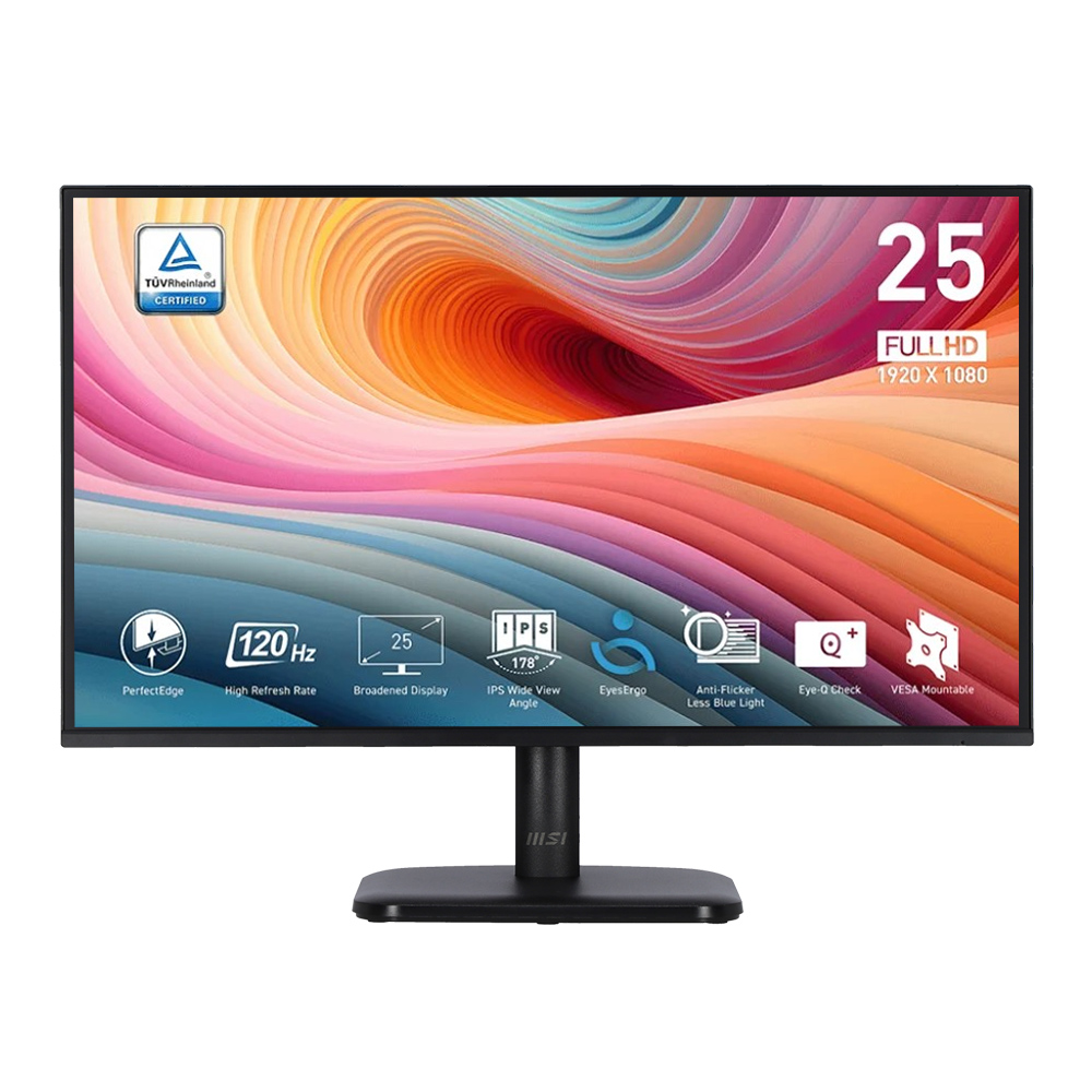 Monitor (จอมอนิเตอร์) MSI Pro MP251L E2 - 24.5 Inch IPS FHD 120Hz Adaptive Sync