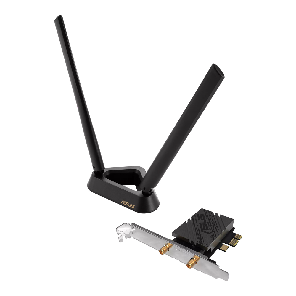 WIRELESS PCIe ADAPTER (การ์ดไวไฟ) ASUS PCE-BE92BT WI-FI 7 BT 5.4 - BLACK