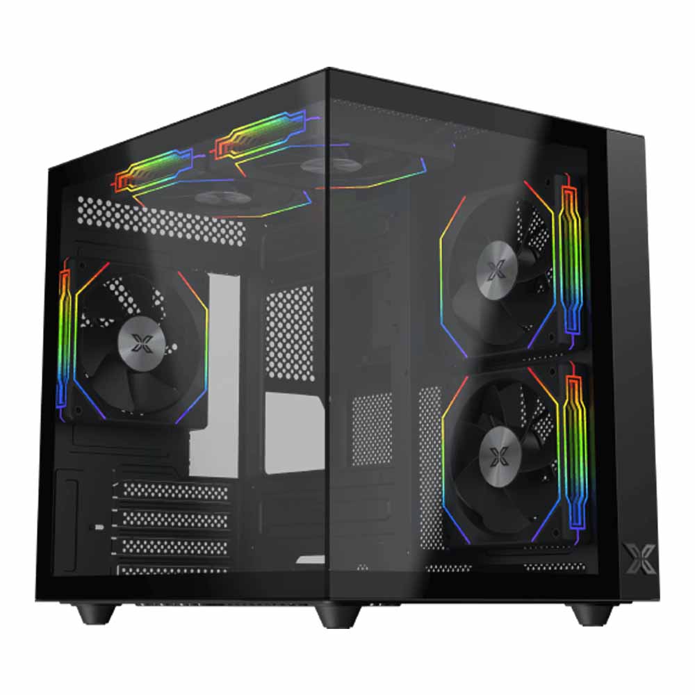 CASE (เคส) XIGMATEK AQUA M LITE - BLACK (MICRO-ATX)