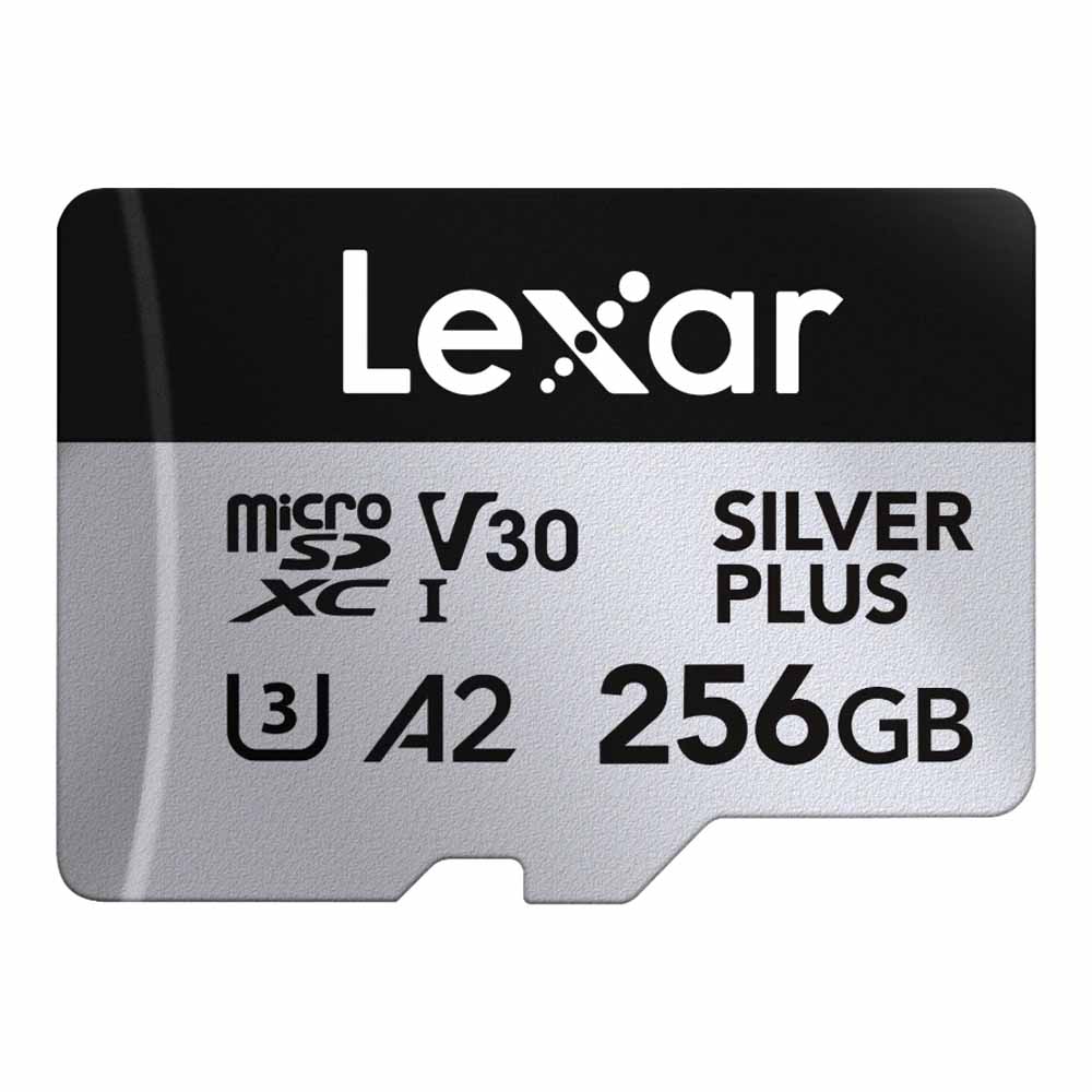 256 GB MICRO SD CARD (ไมโครเอสดีการ์ด) LEXAR PROFESSIONAL SILVER PLUS (LMSSIPL256G)