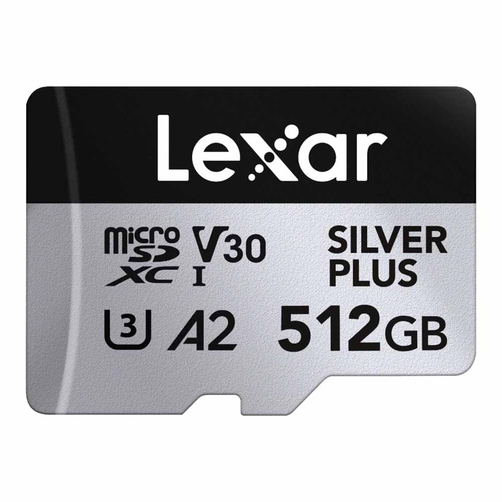 512 GB MICRO SD CARD (ไมโครเอสดีการ์ด) LEXAR PROFESSIONAL SILVER PLUS (LMSSIPL512G)