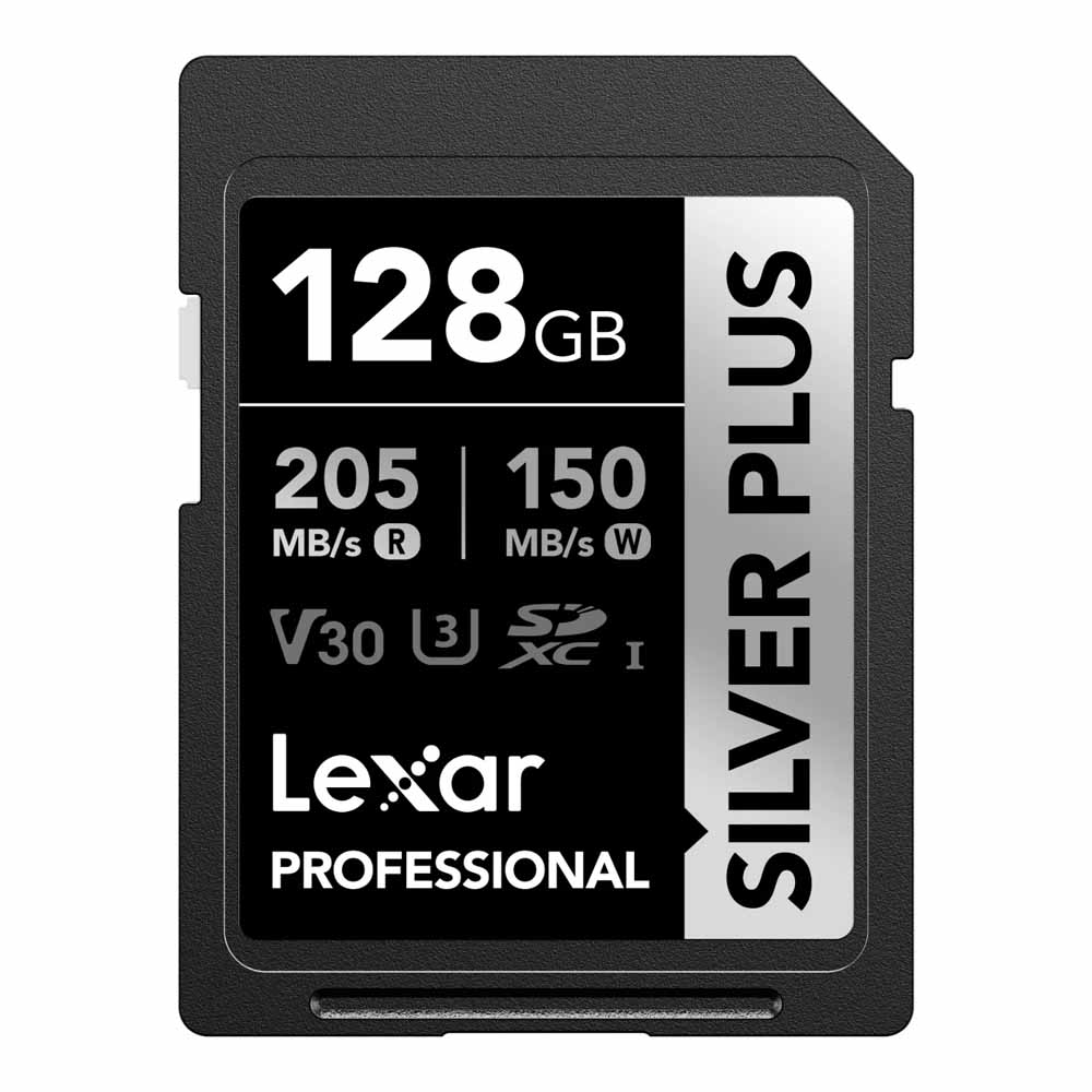 128 GB SD CARD (เอสดีการ์ด) LEXAR PROFESSIONAL SILVER PLUS (LSDSIPL128G)