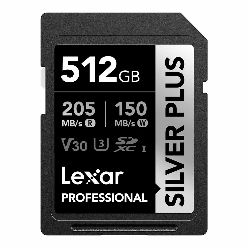 512 GB SD CARD (เอสดีการ์ด) LEXAR PROFESSIONAL SILVER PLUS (LSDSIPL512G)