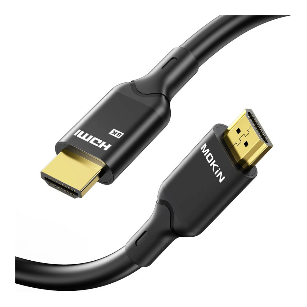 MONITOR CABLE (สายจอมอนิเตอร์) MOKiN MC-HD1300 TPE 8K 60Hz 3M - BLACK (MOHD0230)