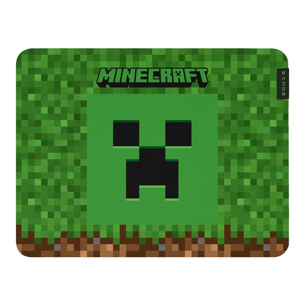 MOUSE PAD (เมาส์แพด) RAZER GIGANTUS V2 M MINECRAFT EDITION - GREEN-BLACK