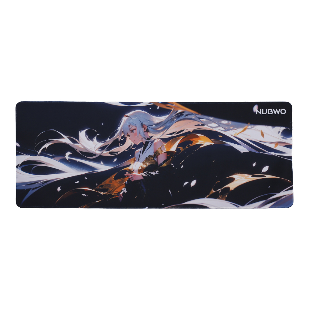 MOUSE PAD (เมาส์แพด) NUBWO NP643 SIZE XL - GOLDEN PRINCESS