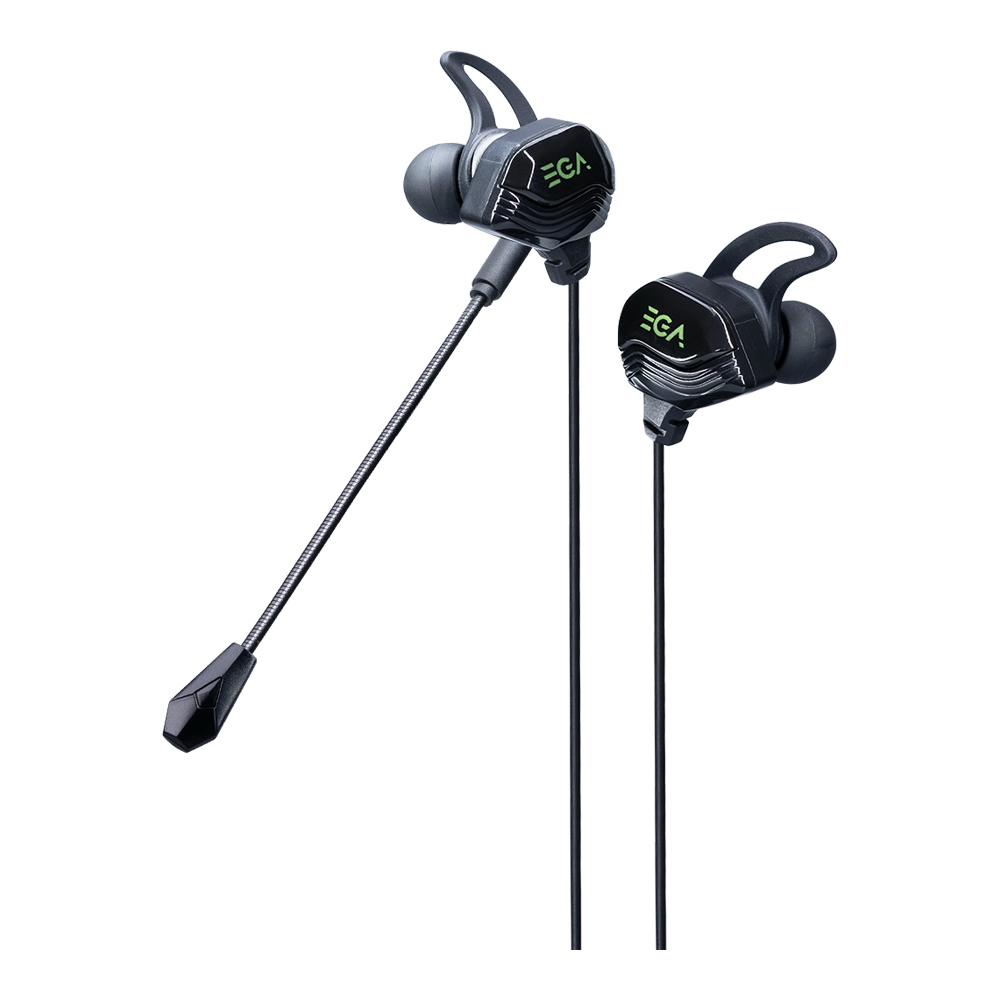 IN EAR HEADPHONE (หูฟังอินเอียร์) EGA TYPE E5 - BLACK