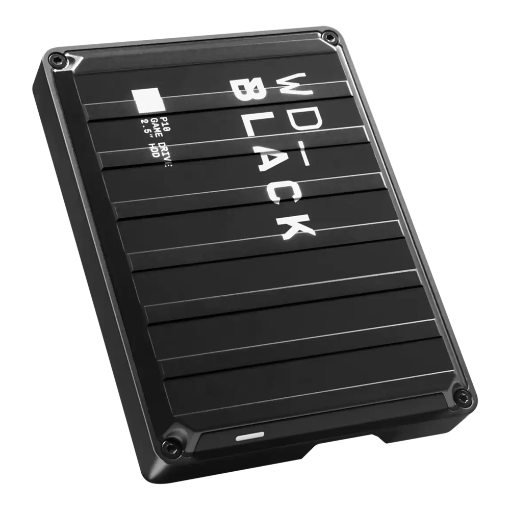 6 TB PORTABLE HDD (ฮาร์ดดิสก์พกพา) WD BLACK P10 GAME DRIVE - BLACK (WDBZ7D0060BBK-WESN)