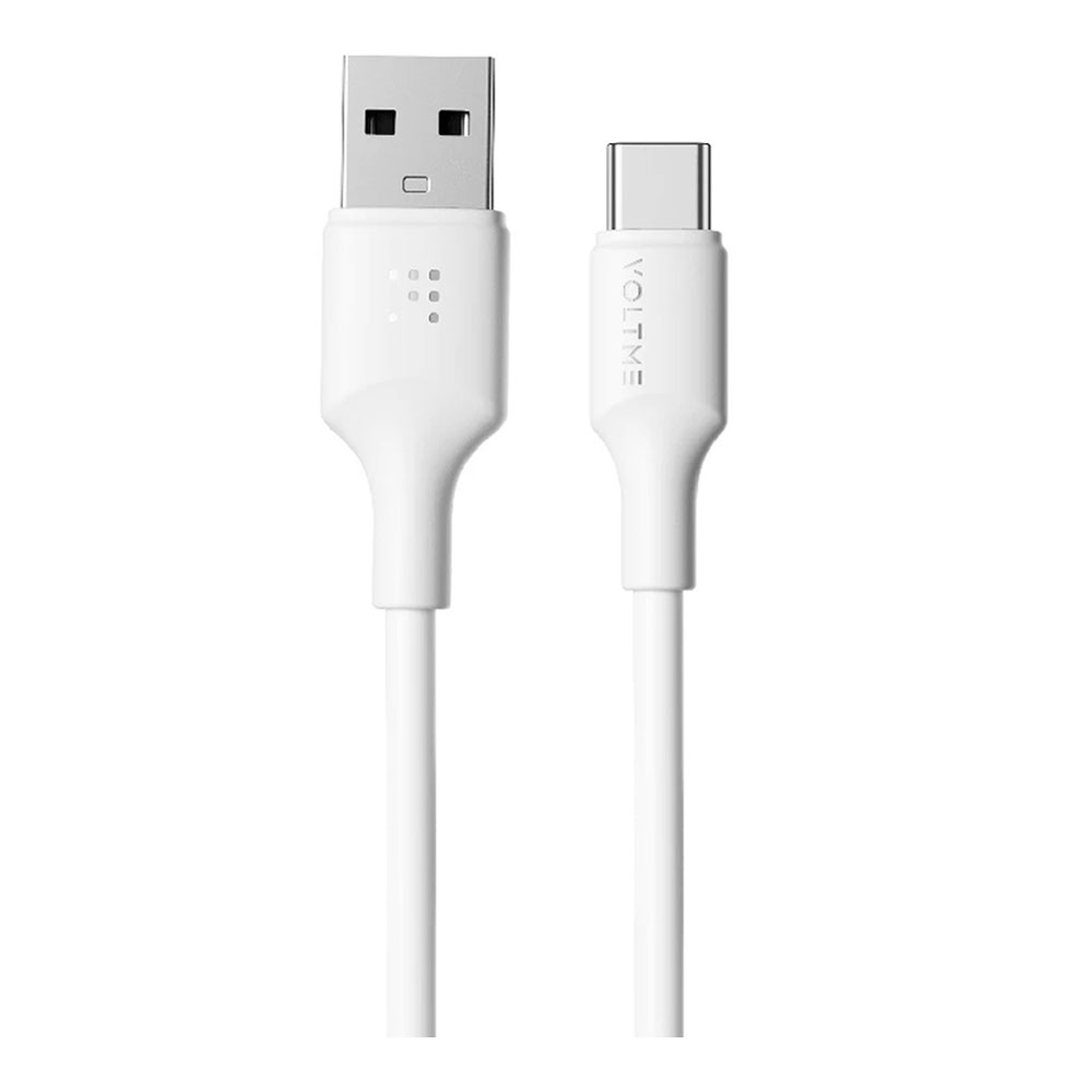 CHARGER CABLE (สายชาร์จ) VOLTME EDC USB-A TO USB-C 60W 1.2M - WHITE (C2285)