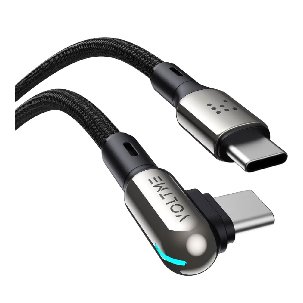 CHARGER CABLE (สายชาร์จ) VOLTME STARK USB-C TO USB-C 60W 1.2M - BLACK (C2069)