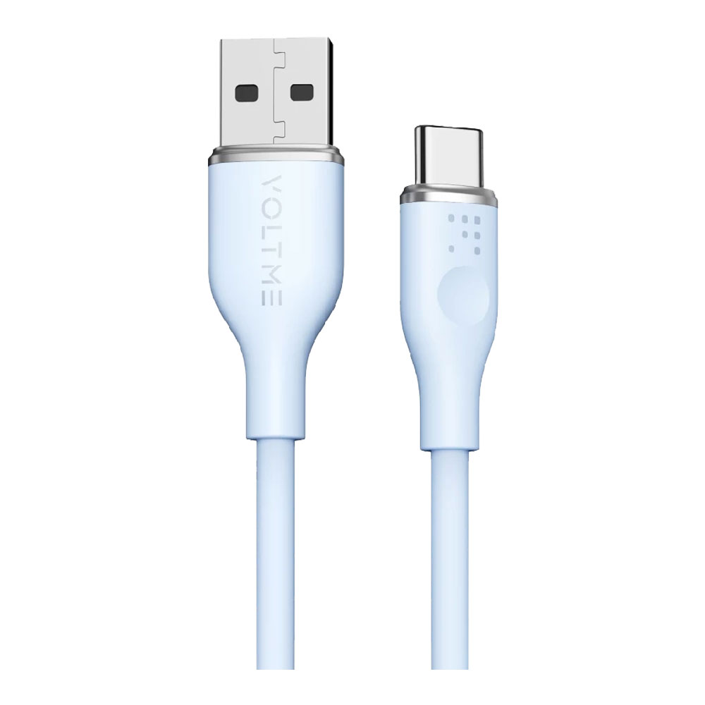 CHARGER CABLE (สายชาร์จ) VOLTME MOSS USB-A TO USB-C 60W 1M - BLUE (C2003)