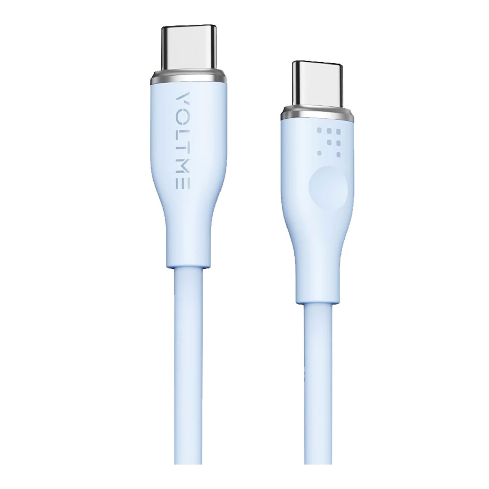 CHARGER CABLE (สายชาร์จ) VOLTME MOSS USB-C TO USB-C 60W 1M - BLUE (C2023)