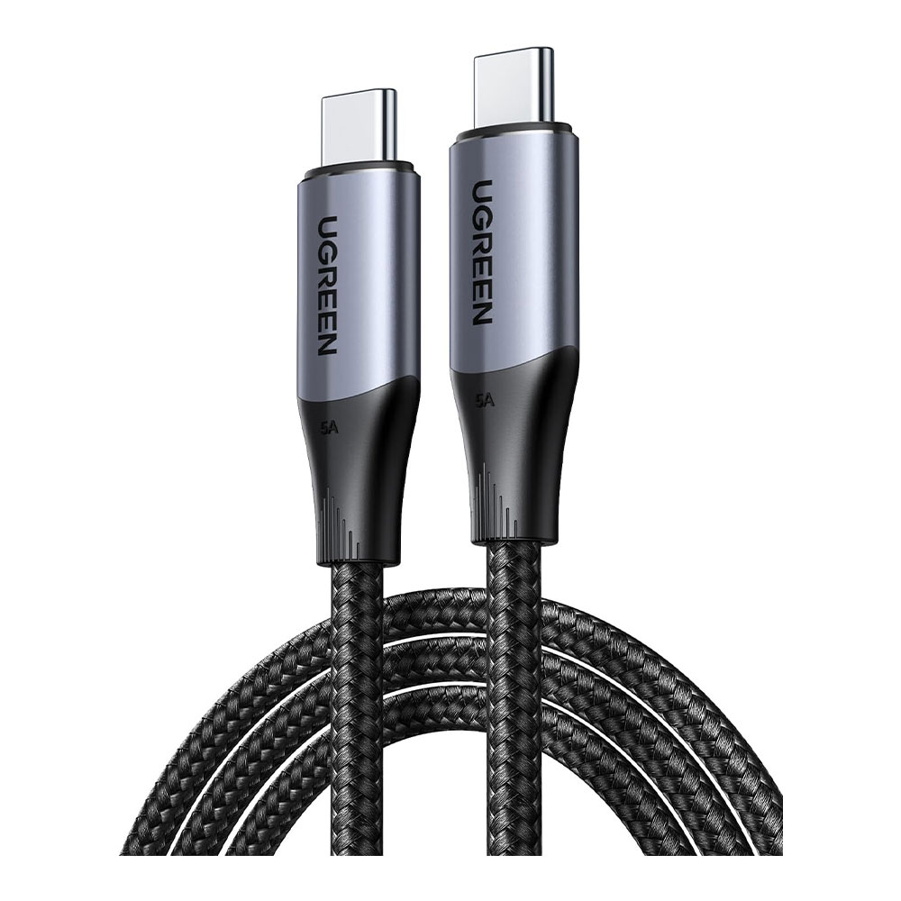 CHARGER CABLE (สายชาร์จ) UGREEN US355 USB-C TO USB-C 3.2 GEN2 240W 1M - BLACK (80150)