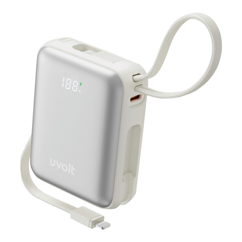 POWER BANK (พาวเวอร์แบงค์) UVOLT UVP10C-05 35W 10000mAh - SILVER