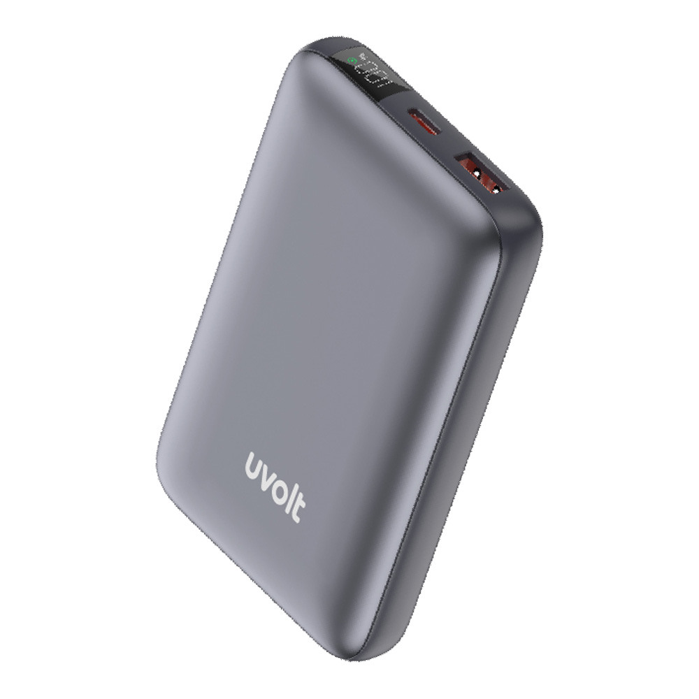 POWER BANK (พาวเวอร์แบงค์) UVOLT UVP10C-02 22.5W 10000mAh - TITANUIM GRAY