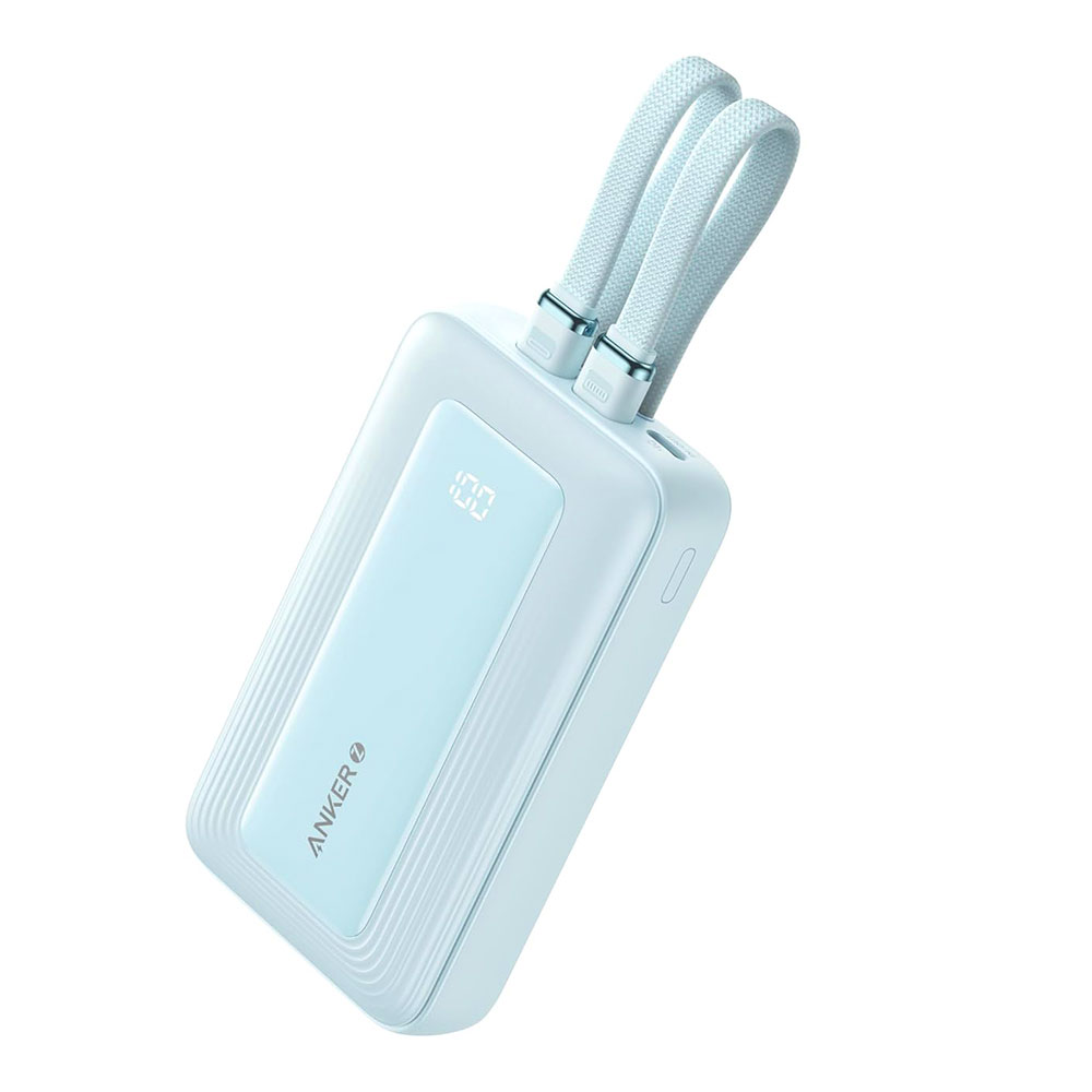 POWER BANK (พาวเวอร์แบงค์) ANKER ZOLO A1681H31 BUILT-IN USB-C + LIGHTING 20000 mAh - BLUE