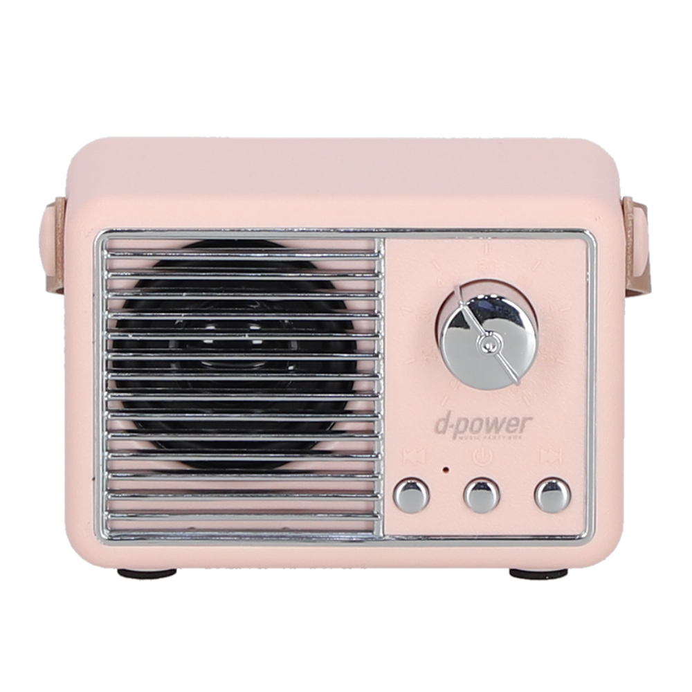 BLUETOOTH SPEAKER (ลำโพงบลูทูธ) D-POWER Z2 - PINK