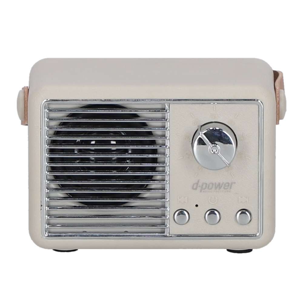 BLUETOOTH SPEAKER (ลำโพงบลูทูธ) D-POWER Z2 - CREAM
