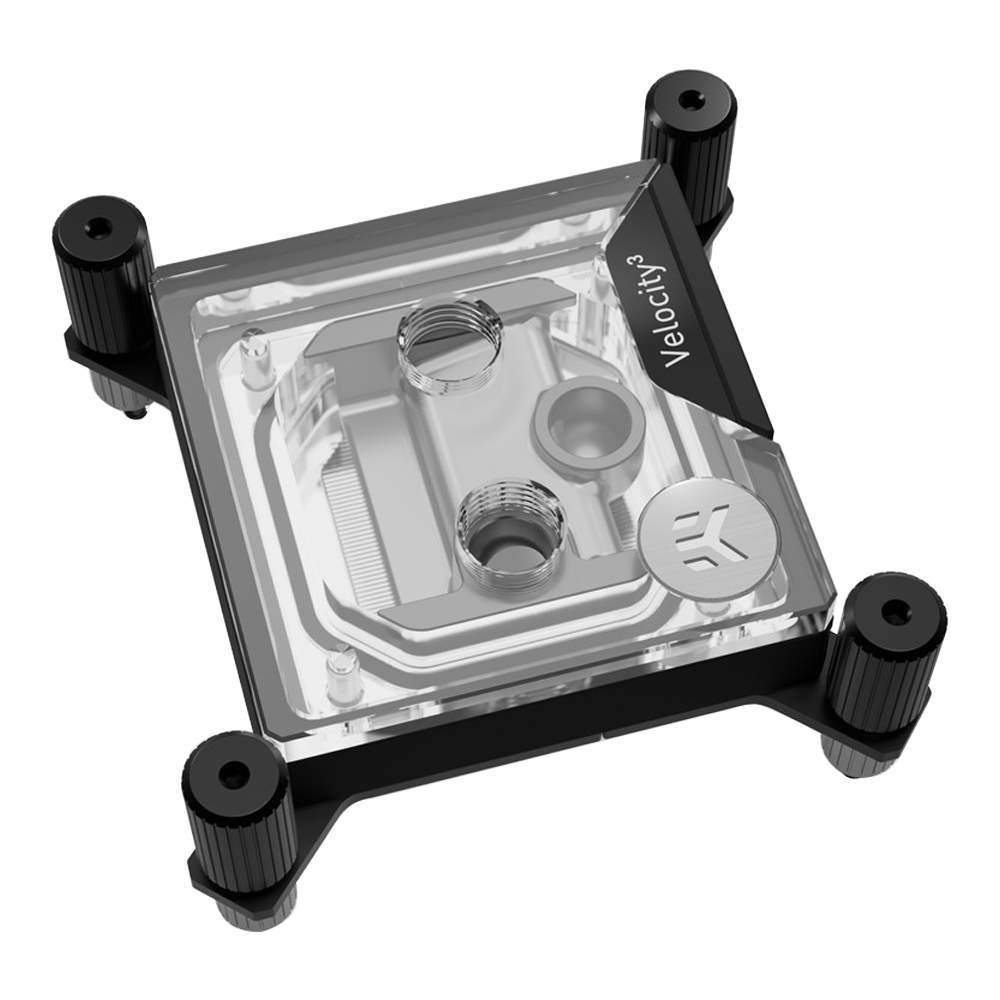 CPU WATER BLOCK (บล็อกน้ำสำหรับซีพียู) EKWB EK-QUANTUM VELOCITY 3 1700/1851/AM5 - PLEXI