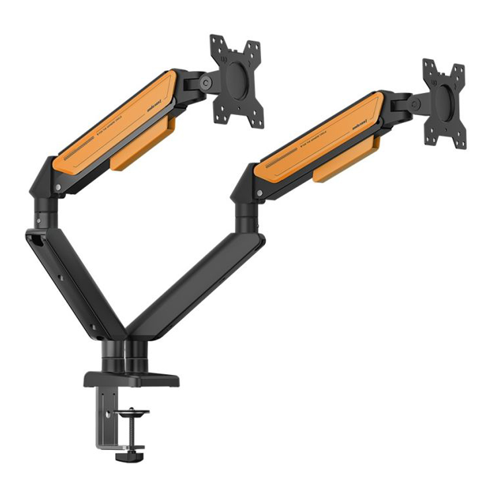 MONITOR ARM (ขาตั้งจอ) ANDA SEAT STEALTH II A6D-2S - BLACK-ORANGE (AD-W-A6D-2S-BO)