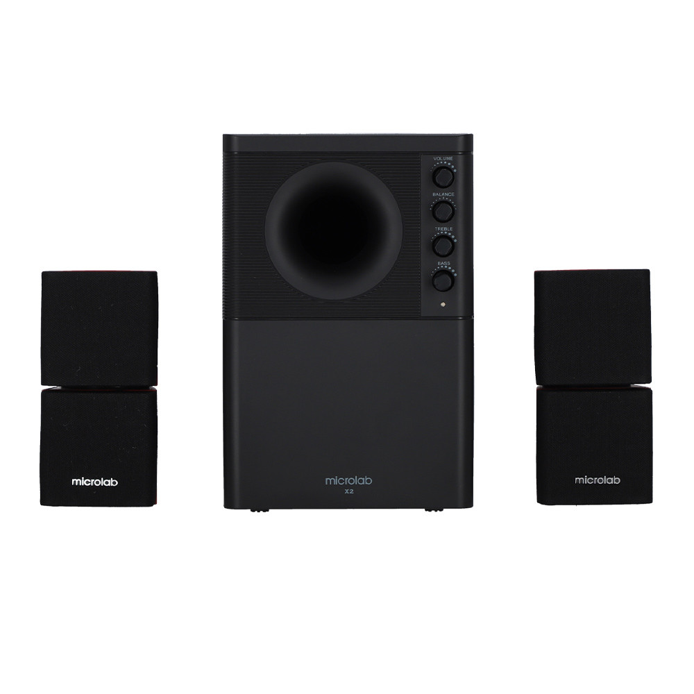 BLUETOOTH SPEAKER (ลำโพงบลูทูธ) MICROLAB X2BT - BLACK