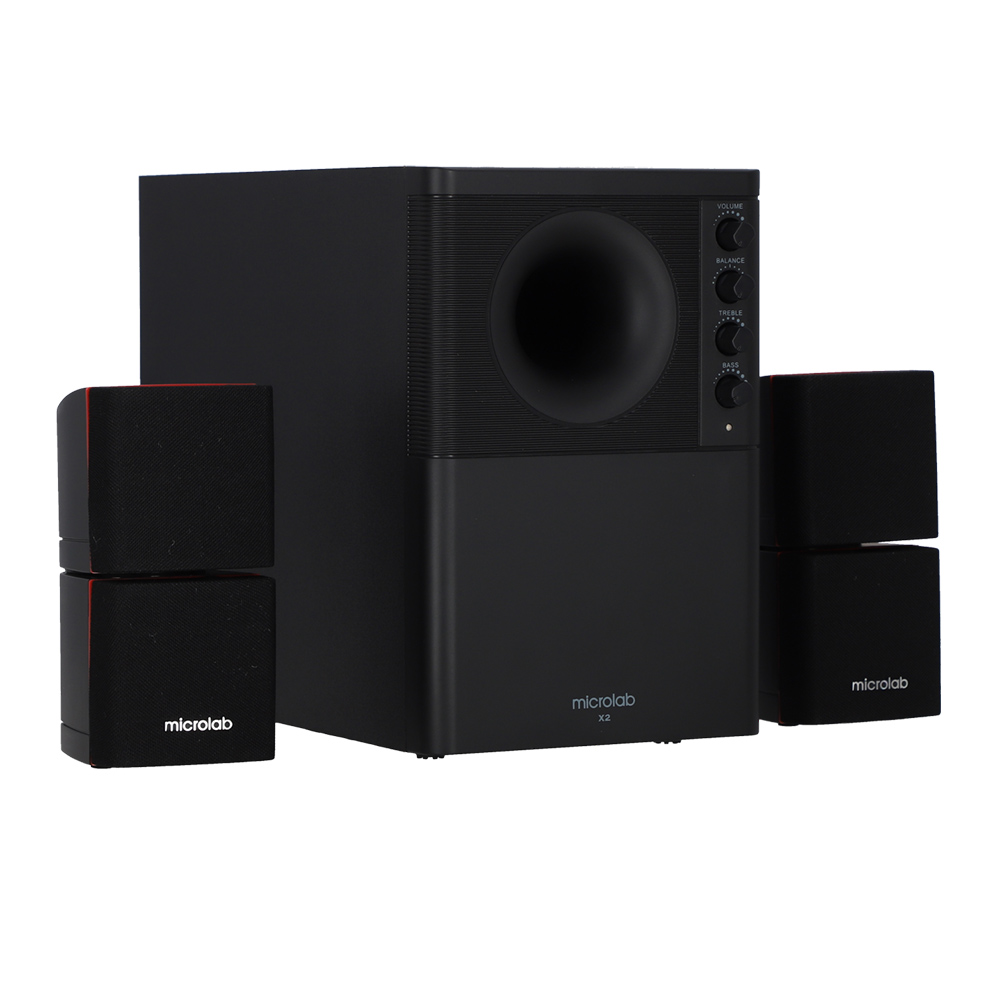BLUETOOTH SPEAKER (ลำโพงบลูทูธ) MICROLAB X2BT - BLACK