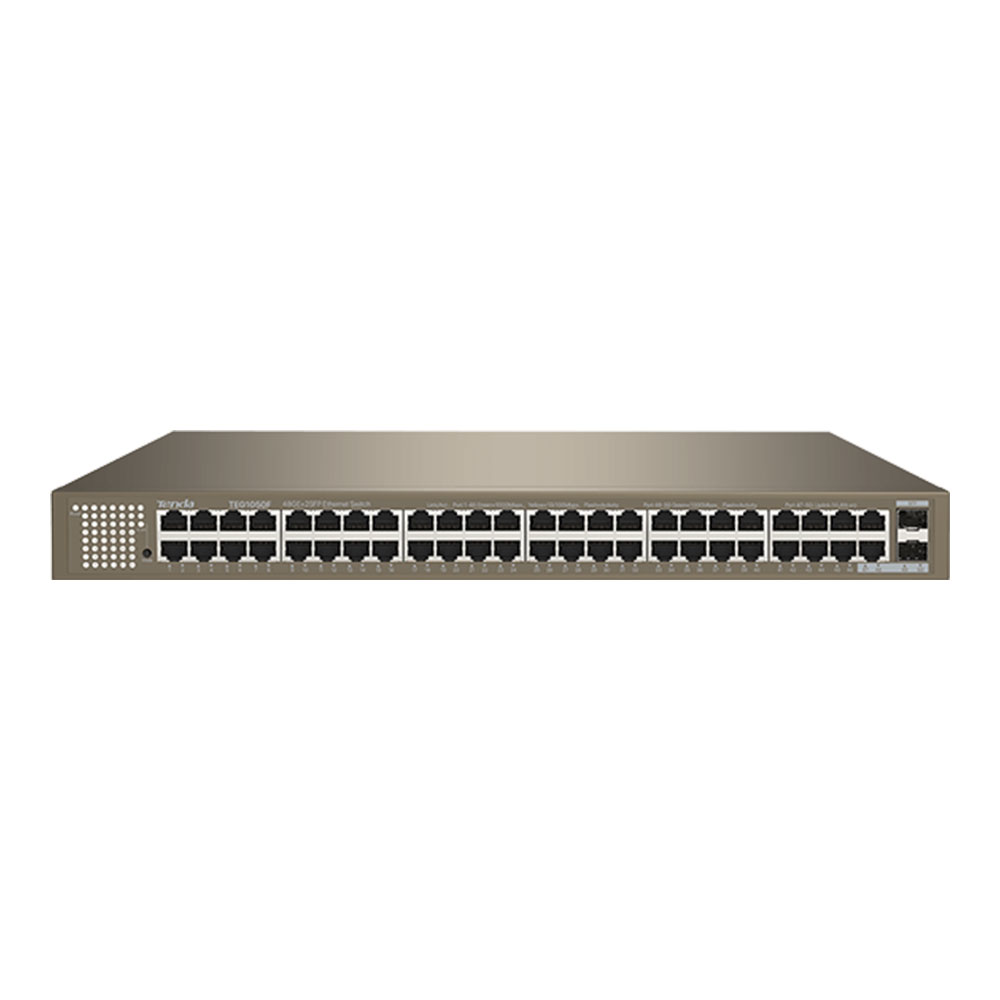 SWITCH (สวิตซ์) TENDA TEG1050F 48GE+2SFP ETHERNET